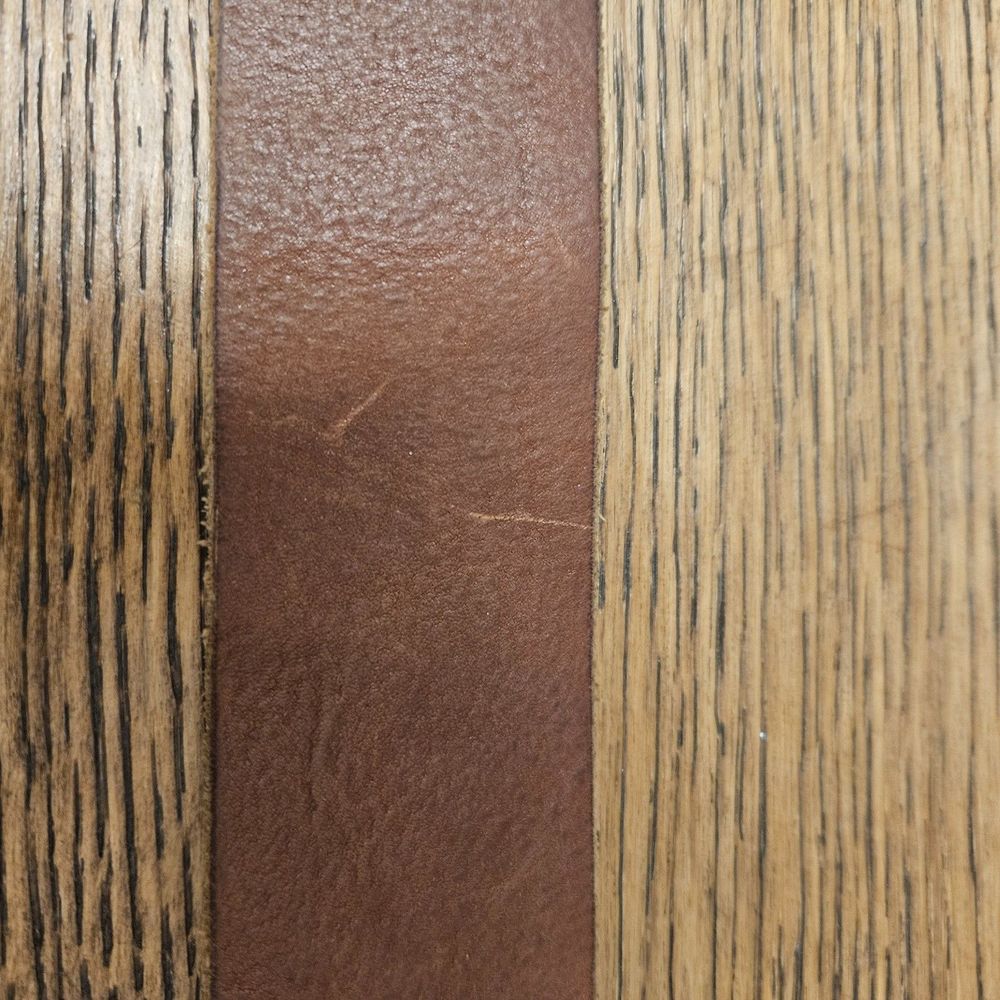 Club Monaco Men's Wide Brown Leather Belt Medium 32-34" - Picture 4 of 7